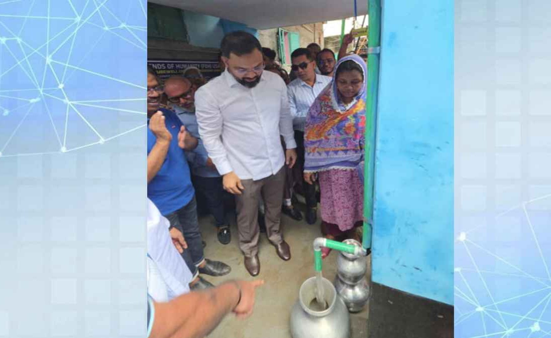 পল্লবীর ক্যাম্পে বিশুদ্ধ পানির নতুন উদ্যোগ প্রতিমন্ত্রী আমিনুলের